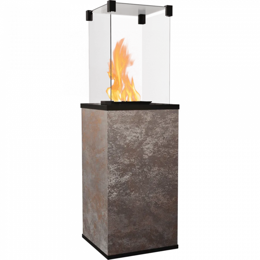 Plynový ohrievač PATIO - povrchová úprava OXIDE NERO - manuálne ovládanie