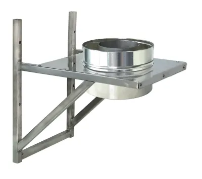 IZOL konzola priechodná 350/450 – rad IZOL, Ø 350 mm, hrúbka 0,8 mm